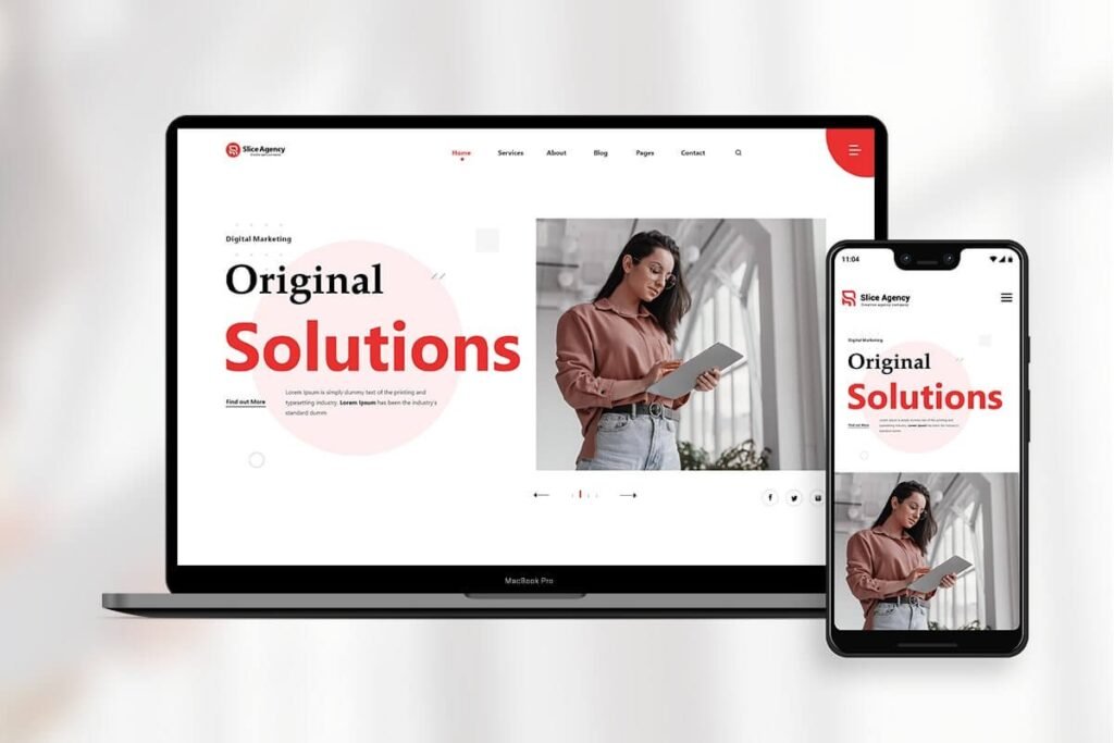 Slice Agency Website | Taiff