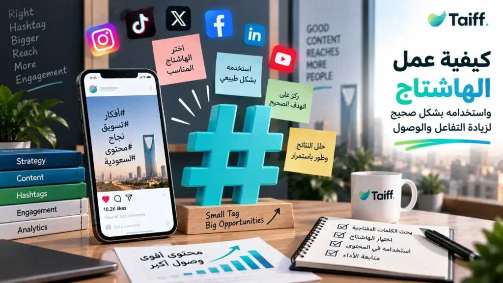 كيفية عمل الهاشتاج
