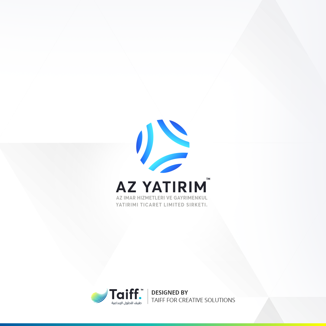 تصميم شعار شركة AZ YATIRIM | خدمة تصميم الشعارات | العلامة التجارية | طيف