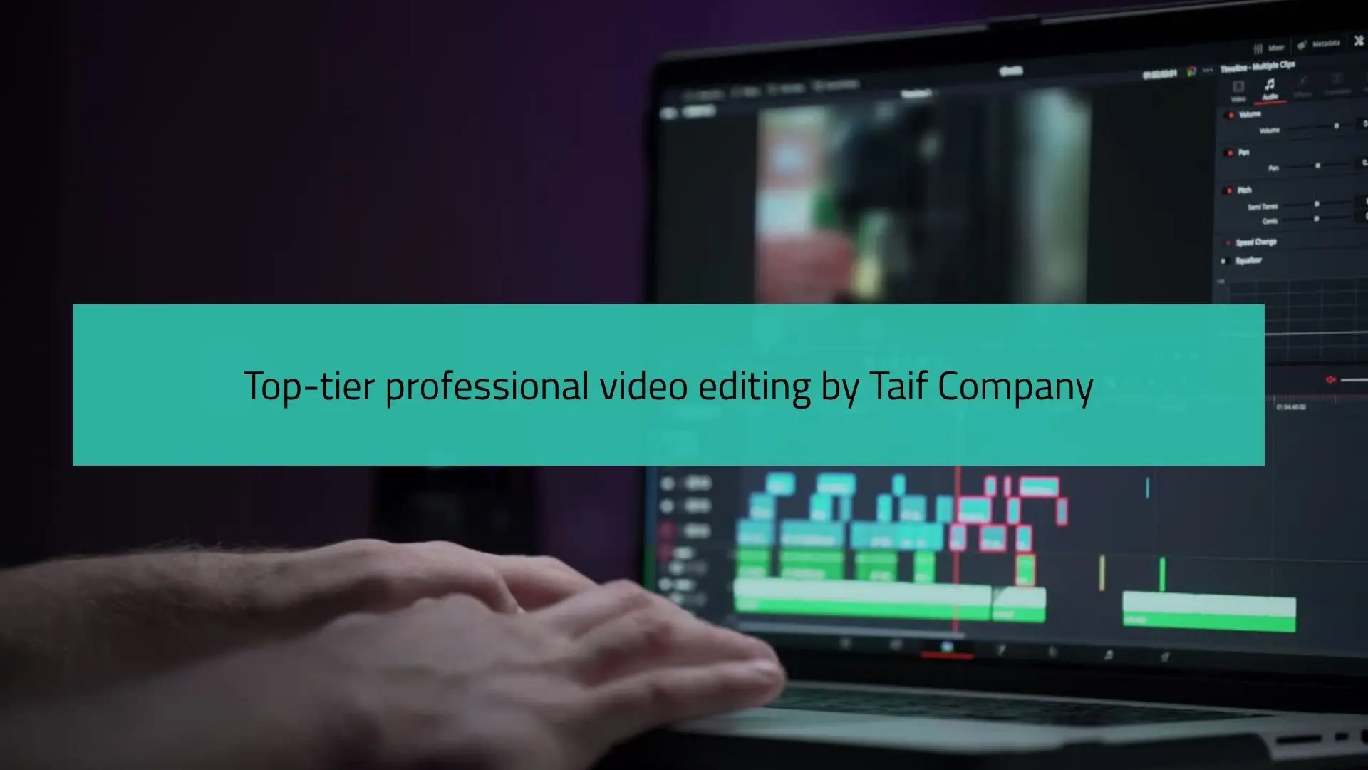 professional video editing