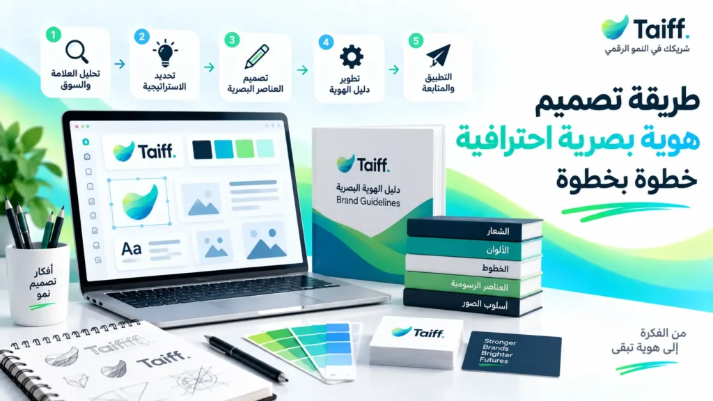 طريقة تصميم هوية بصرية